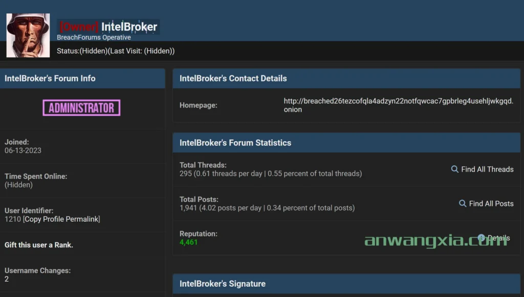 细数暗网数据泄露论坛BreachForums的五位运营管理员以及他们的下场命运